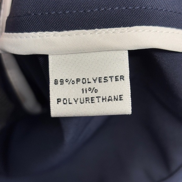 St. John Weather / Rain Jacket Size Small S Navy Blue Preppy Hooded - Picture 5 of 8